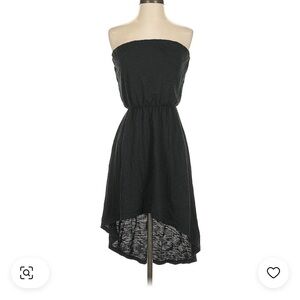 Elegant Black Strapless Dress